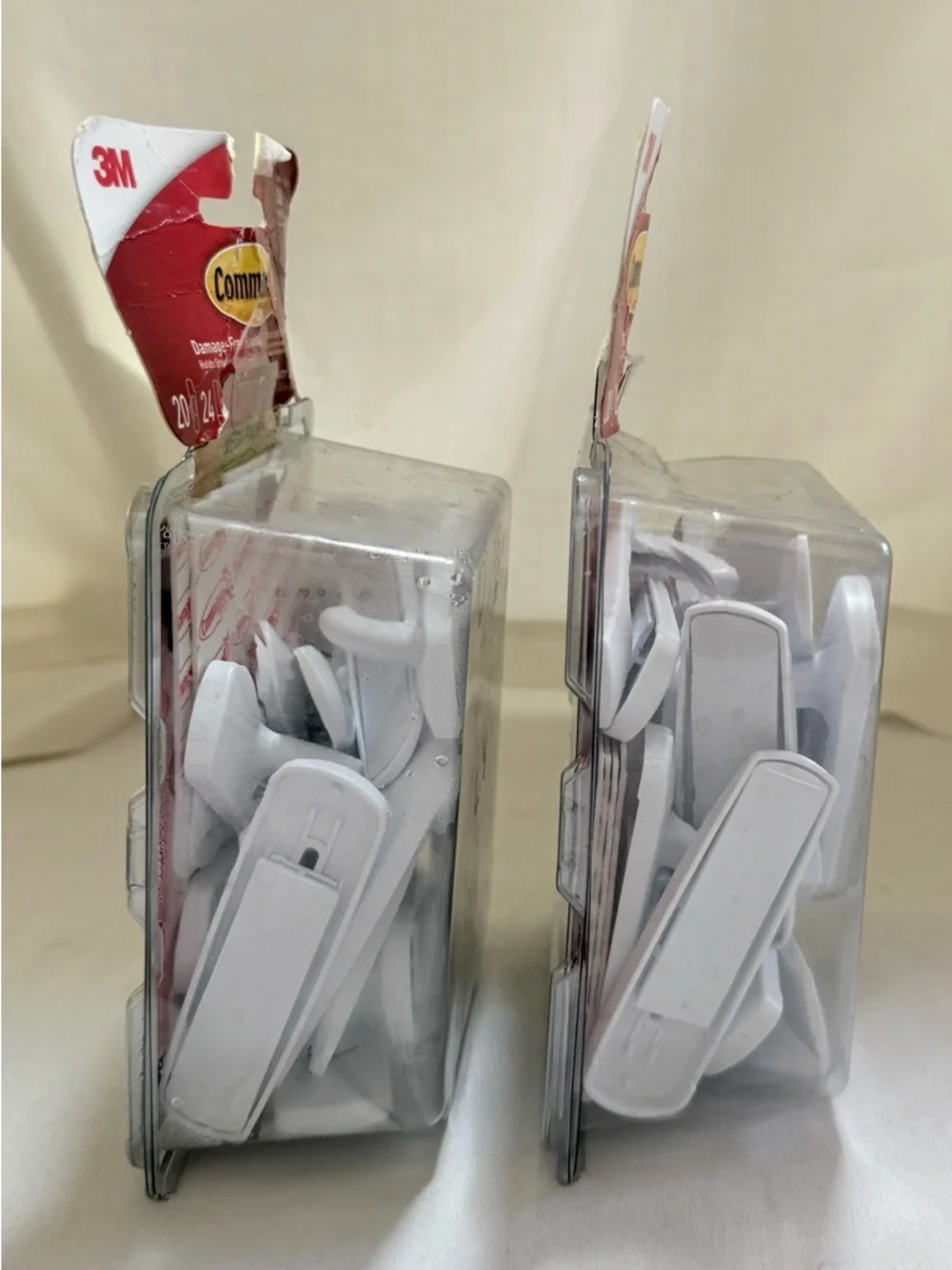 Commando White Medium Utility Hooks Mega Pack (2 Pack) Unopened